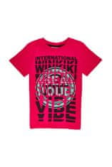 WINKIKI Chlapecké tričko Summer Vibe červená 134