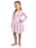 Dívčí šaty Beautiful růžová/bílá 122