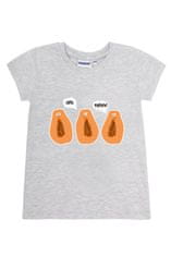 WINKIKI Dívčí tričko Papaya 98 šedý melanž