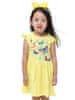 Dívčí šaty Motýlci žlutá 110