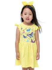 WINKIKI Dívčí šaty Motýlci žlutá 110