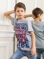 WINKIKI Chlapecké tričko Summer Vibe 152 šedý melanž