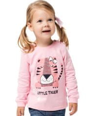 WINKIKI Dívčí mikina Little Tiger 80 růžová