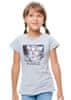 Dívčí tričko Kitty 152 šedý melanž