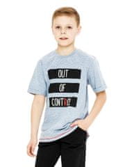 WINKIKI Chlapecké tričko Out of Control 146 šedý melanž