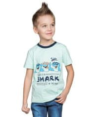 WINKIKI Chlapecké tričko Shark mátová 116