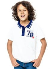 WINKIKI Chlapecké tričko Polo 78 bílá 146
