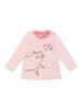 WINKIKI Dívčí tričko s dlouhým rukávem Cute Cat 80 růžová