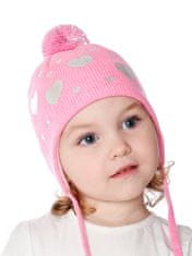 Marhatter Dívčí pletená čepice 9867 růžová 48