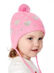 Marhatter Dívčí pletená čepice 9867 růžová 48