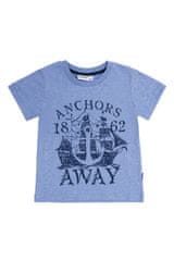WINKIKI Chlapecké tričko Away 98 modrý melanž