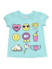 WINKIKI Dívčí tričko Symboly 116 mátová
