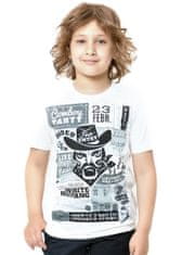 WINKIKI Chlapecké tričko Cowboy Party 146 bílá