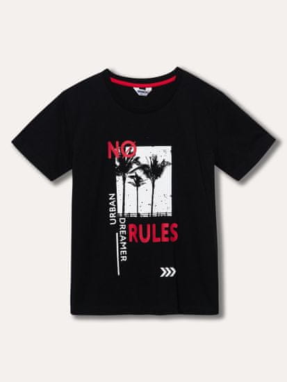 WINKIKI Chlapecké tričko s krátkým rukávem No Rules