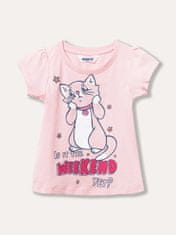WINKIKI Dívčí tričko s krátkým rukávem Weekend 104 růžová