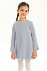 WINKIKI Dívčí šaty - - 104 světle-šedý melanž 104