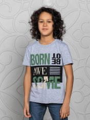 WINKIKI Chlapecké tričko Error 152 šedý melanž