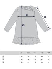 WINKIKI Dívčí šaty Motýlci navy/malinová 104