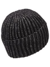 Marhatter Pánská pletená čepice 9768 černá/tmavě šedá 59