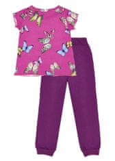 WINKIKI Dívčí pyžamo Butterfly 116 šeříková/fialová