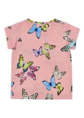 WINKIKI Dívčí tričko Motýlci 98 růžová