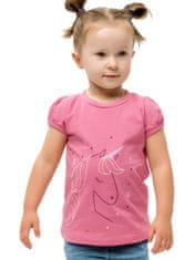 WINKIKI Dívčí tričko Unicorn růžová 116