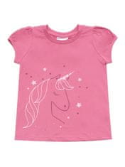 WINKIKI Dívčí tričko Unicorn růžová 116