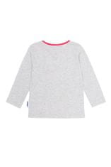 WINKIKI Dívčí tričko s dlouhým rukávem Paris 116 šedý melanž