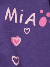 WINKIKI Dívčí mikina s kapucí Mia fialová 110