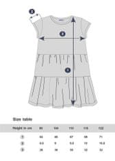 WINKIKI Dívčí šaty Paris 122 šedý melanž/navy