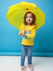 WINKIKI Dívčí tričko s dlouhým rukávem Puntík žlutá 116