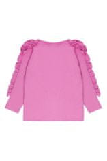 WINKIKI Dívčí tričko s dlouhým rukávem Basic růžová 122