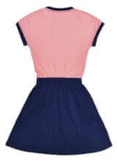Dívčí šaty Glorious růžová/navy 128