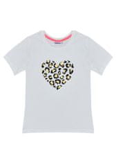 WINKIKI Dívčí tričko Heart bílá 134