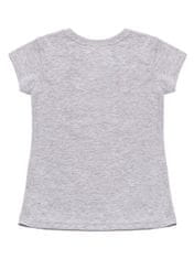 Dívčí tričko Kitty 140 šedý melanž