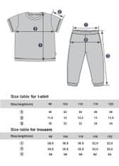 WINKIKI Chlapecké pyžamo Marine 110 bílá/šedý melanž