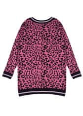 WINKIKI Dívčí šaty Leopard růžová 146