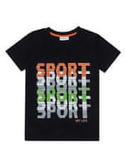 WINKIKI Chlapecké tričko Sport 134 černá