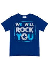 WINKIKI Chlapecké tričko We Will Rock You navy 134