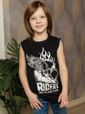 WINKIKI Chlapecké tričko Riders 140 černá