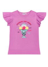 WINKIKI Dívčí tričko Ice Cream 152 šeříková