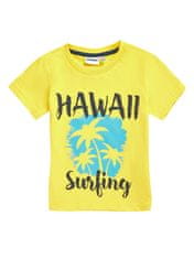 WINKIKI Chlapecké tričko Hawaii žlutá 104