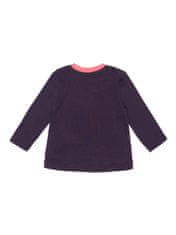 WINKIKI Dívčí tričko s dlouhým rukávem Cute Cat fialová 74