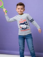 WINKIKI Chlapecké tričko s dlouhým rukávem Surfer 104 šedý melanž