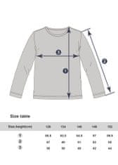 WINKIKI Dívčí tričko s dlouhým rukávem Snap 134 šedý melanž