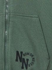WINKIKI Unisex mikina na zip s kapucí LA - Khaki - 134 khaki