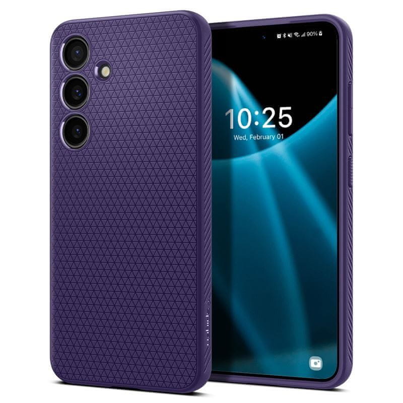 Levně Spigen Liquid Air, deep purple - Samsung Galaxy S24 (ACS07451)
