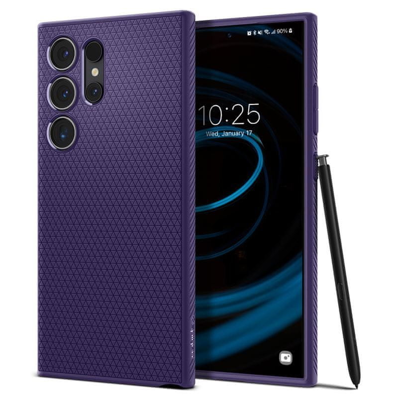 Levně Spigen Liquid Air, deep purple - Samsung Galaxy S24 Ultra (ACS07449)