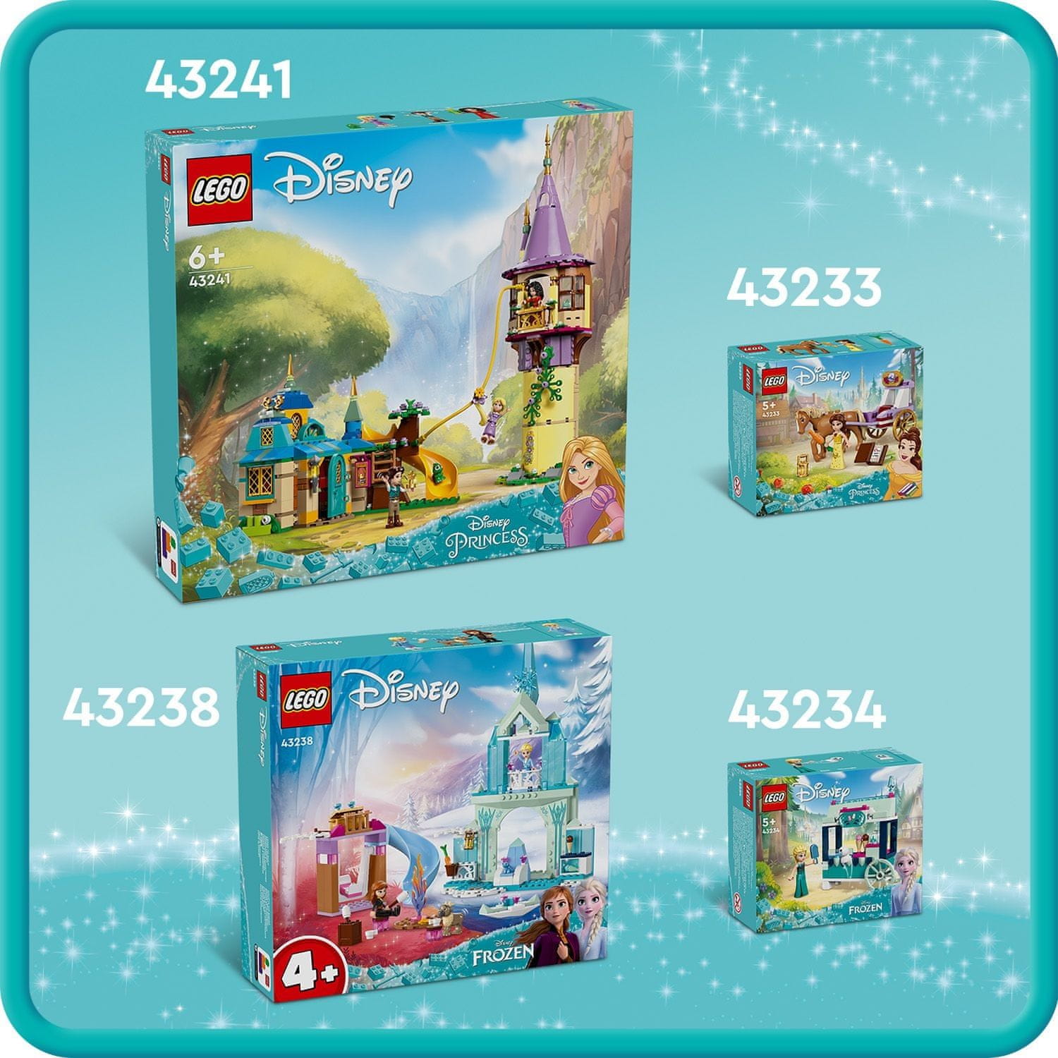 LEGO Disney Princess 43246 Disney princezna a její dobrodružství na trhu
