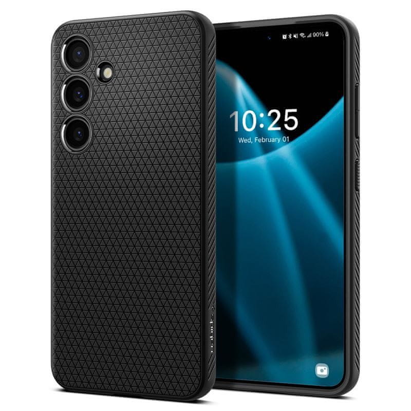 Levně Spigen Liquid Air, matte black - Samsung Galaxy S24 Plus (ACS07327)
